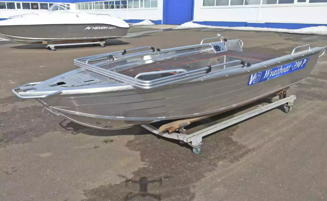 Алюминиевая лодка Wyatboat-390РМ в Сочи