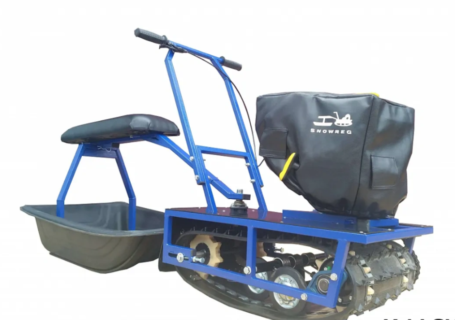 Мини-мотобуксировщик Альбатрос-М с фарой в Сочи