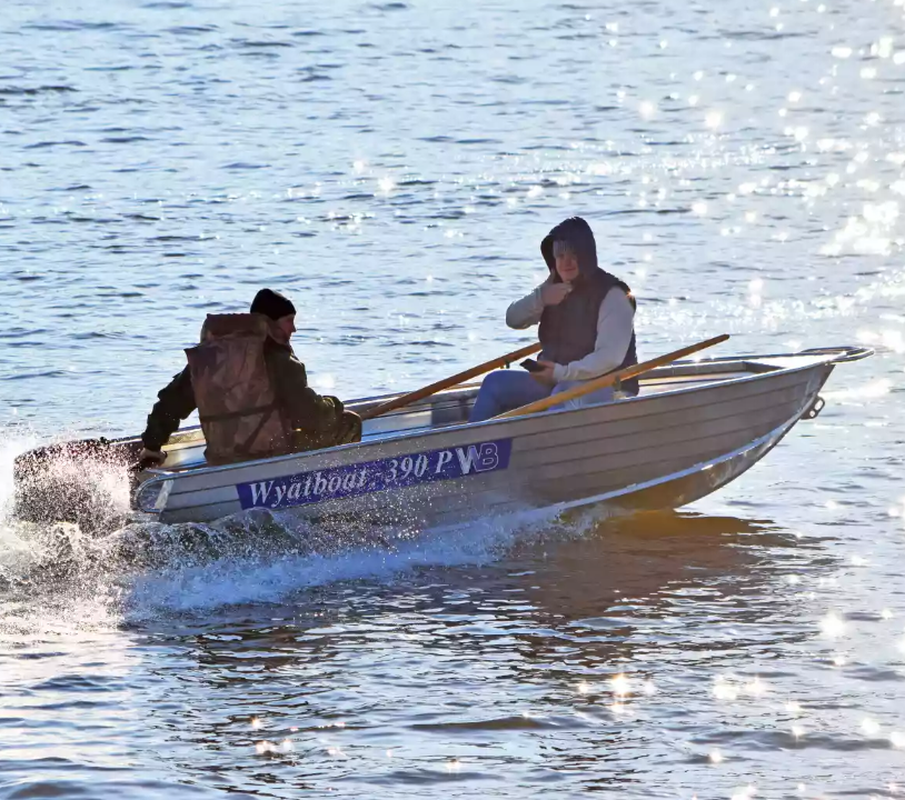 Алюминиевая лодка Wyatboat-390 P в Сочи