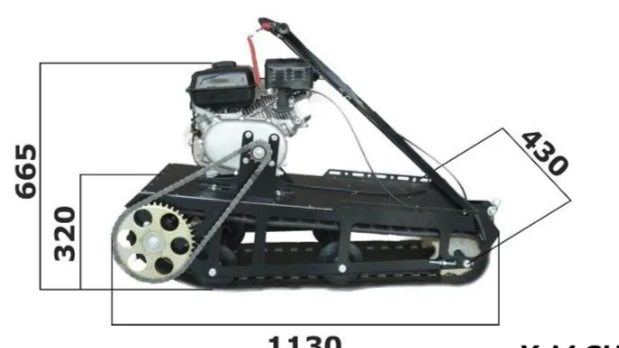 Мотобуксировщик XTREME-MOTORS "Конек-Горбунок" 6.5 л.с. в Сочи