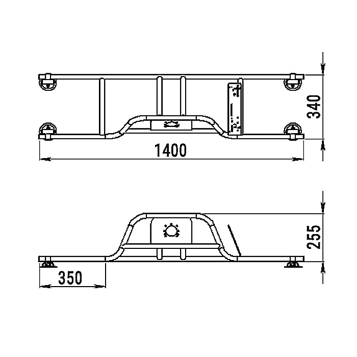 Стойка рулевая с бортовым креплением малая в Сочи
