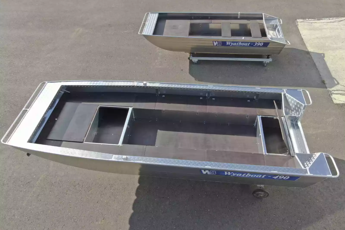 Алюминиевая лодка Wyatboat-490 Jonboat в Сочи