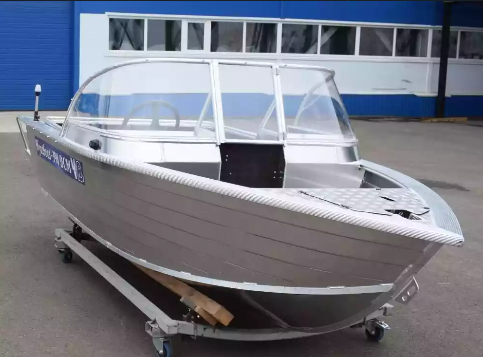 Алюминиевая лодка Wyatboat-390 DCM Увеличенный борт в Сочи