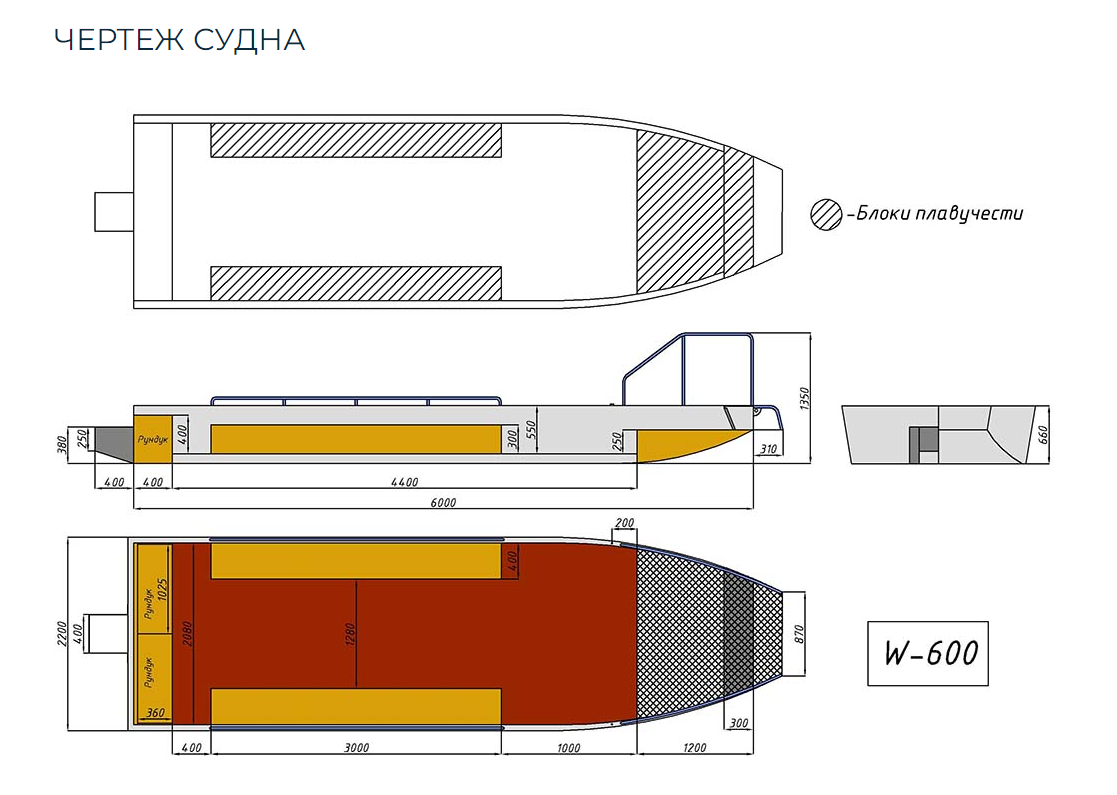 Алюминиевая лодка Wyatboat-600 в Сочи
