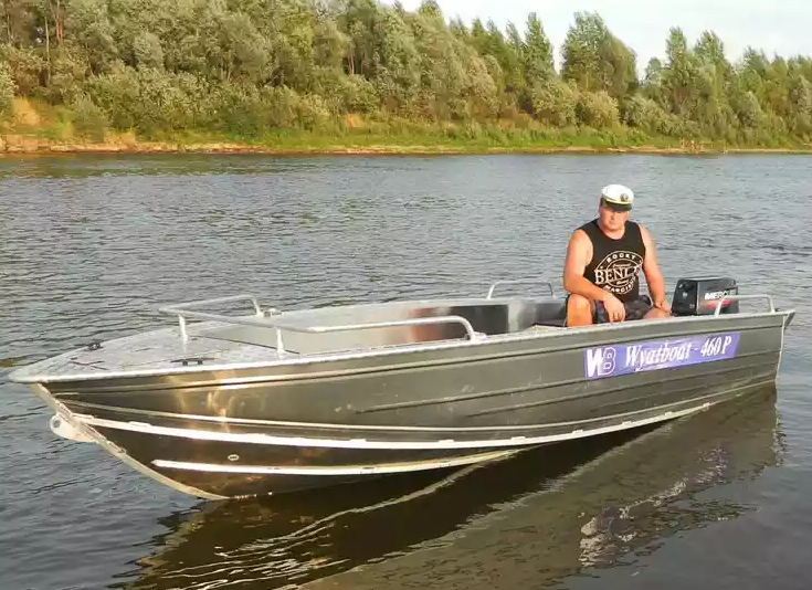 Алюминиевая лодка Wyatboat-460 P в Сочи