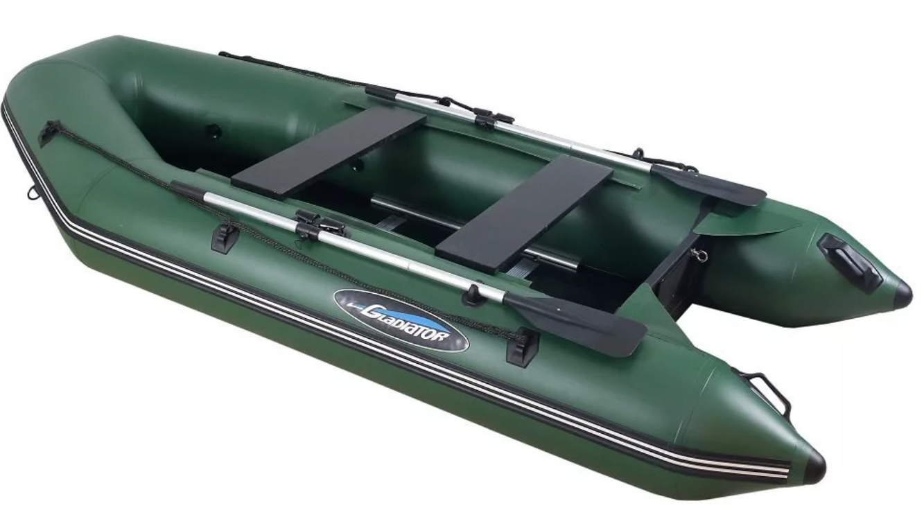 МОТОРНО-ГРЕБНАЯ ЛОДКА ПВХ GLADIATOR A 280 ТК С ФАНЕРНЫМ ДНОМ в Сочи