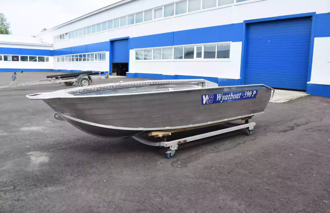 Алюминиевая лодка Wyatboat-390Р Увеличенный борт в Сочи