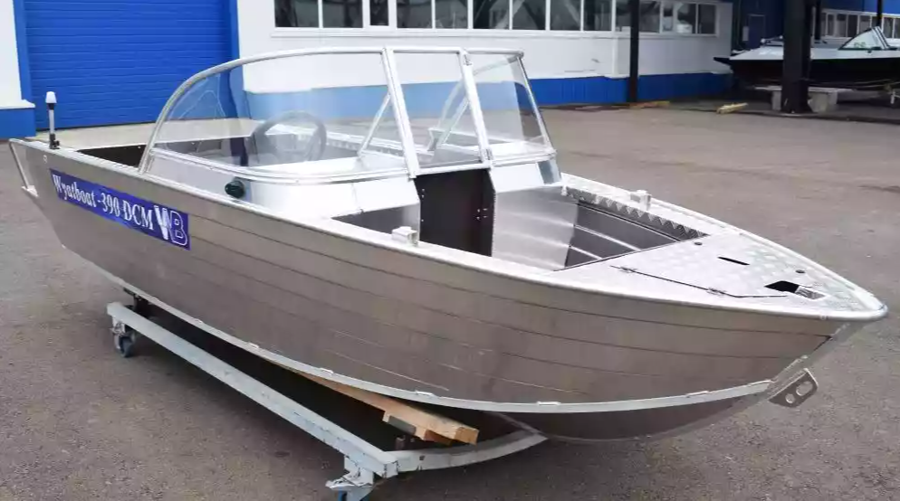 Алюминиевая лодка Wyatboat-390 DCM Увеличенный борт в Сочи