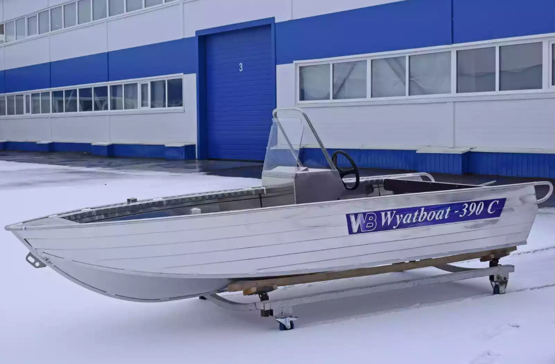 Алюминиевая лодка Wyatboat-390 C в Сочи