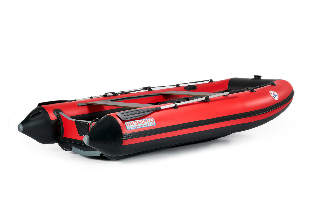 КОМПЛЕКТ ЛОДКА MISHIMO RAPID 380 + ЛОДОЧНЫЙ МОТОР MARLIN MP 9.9 (20) AMHS PROLINE FORCE в Сочи