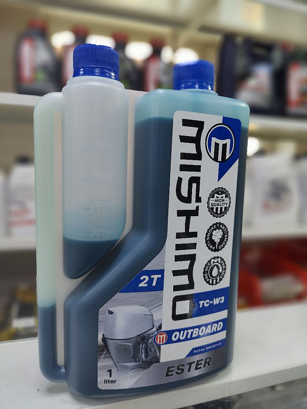 Масло MISHIMO 2T OUTBOARD (ESTER) полусинтетика 1 л в Сочи