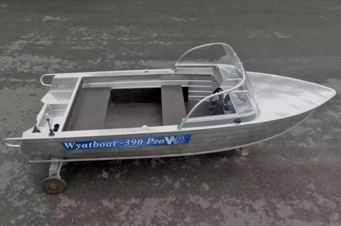 Алюминиевая лодка Wyatboat-390 Pro в Сочи