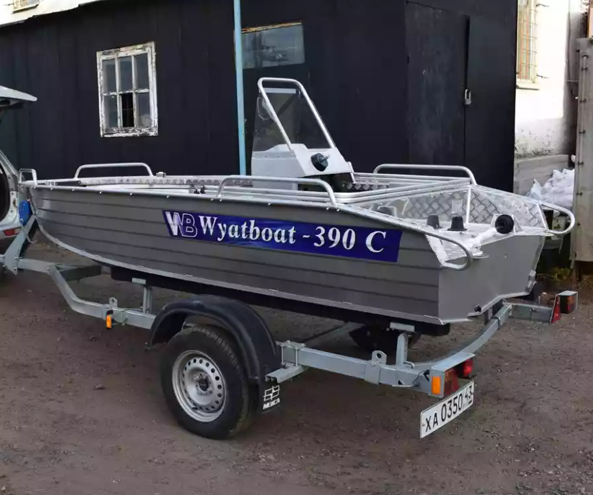 Алюминиевая лодка Wyatboat-390 C в Сочи