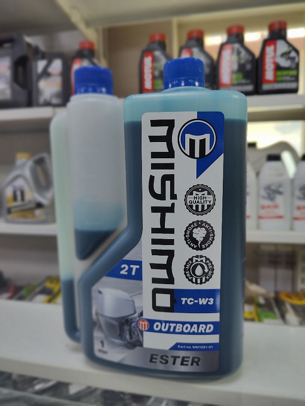 Масло MISHIMO 2T OUTBOARD (ESTER) полусинтетика 1 л в Сочи