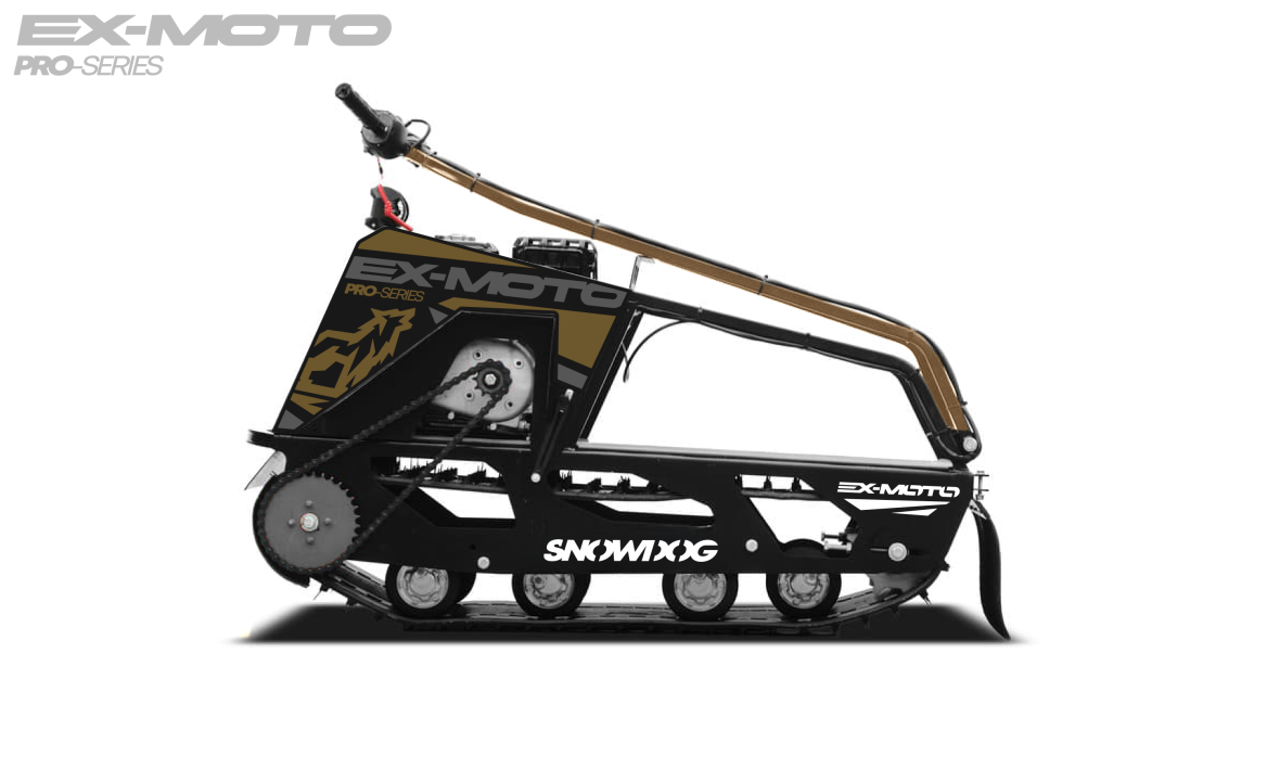 Мотобуксировщик EX-MOTO SNOWDOG S380 8л.с. в Сочи