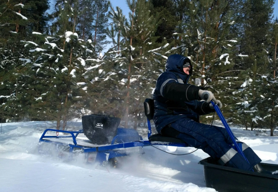 Мотобуксировщик толкач Альбатрос-XL8 с модулем. Без фары, тележки в Сочи
