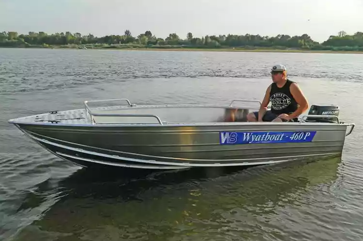 Алюминиевая лодка Wyatboat-460 P в Сочи