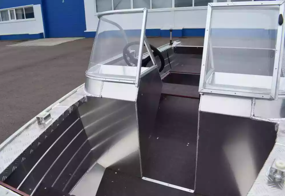 Алюминиевая лодка Wyatboat-390 DCM Увеличенный борт в Сочи
