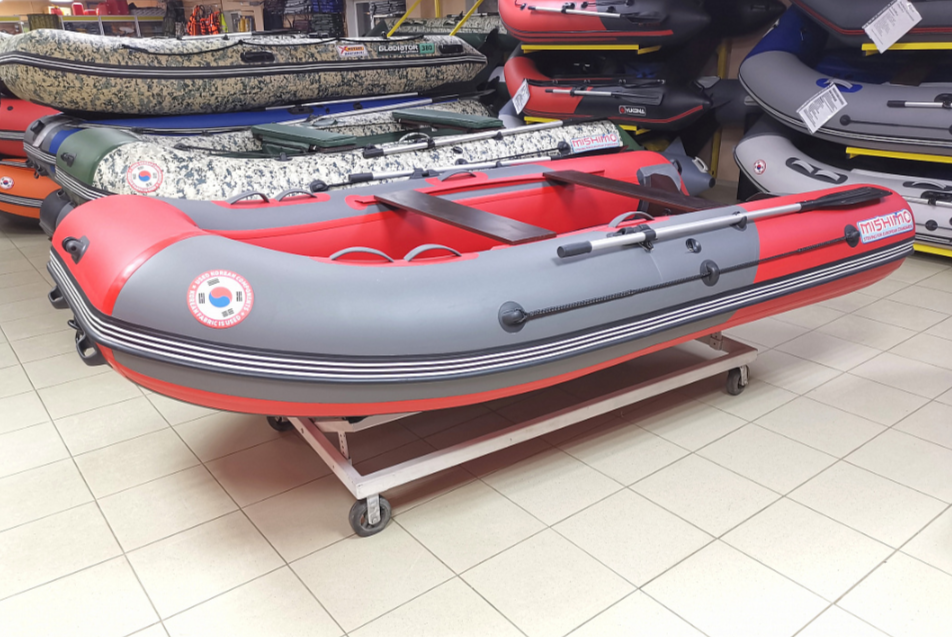 КОМПЛЕКТ Лодка MISHIMO PRO 350 + ЛОДОЧНЫЙ МОТОР MARLIN MP 9.9 (20) AMHS PRO в Сочи