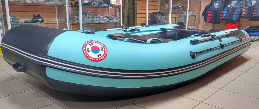 КОМПЛЕКТ ЛОДКА MISHIMO LITE 315 + МОТОР 5л.с в Сочи