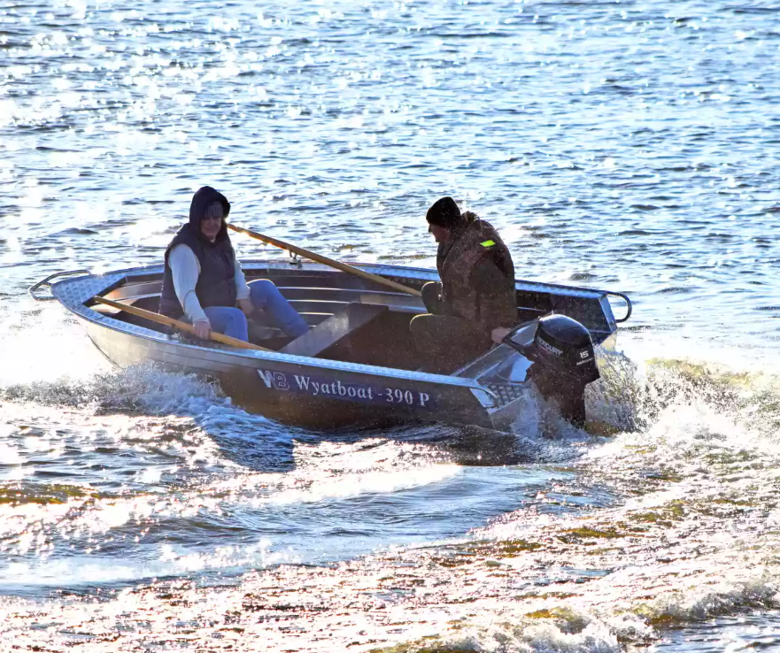 Алюминиевая лодка Wyatboat-390 P в Сочи