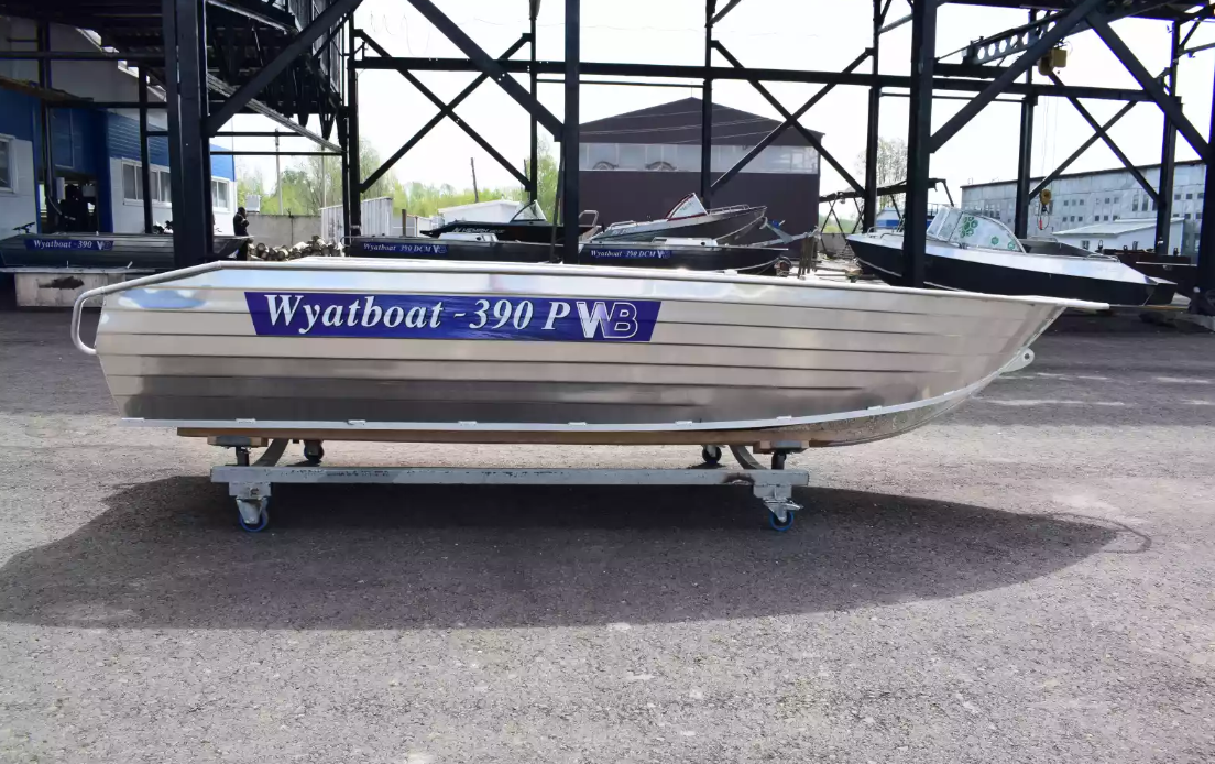Алюминиевая лодка Wyatboat-390Р Увеличенный борт в Сочи