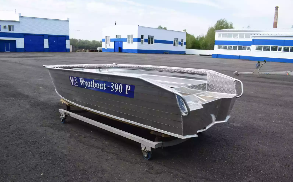 Алюминиевая лодка Wyatboat-390Р Увеличенный борт в Сочи