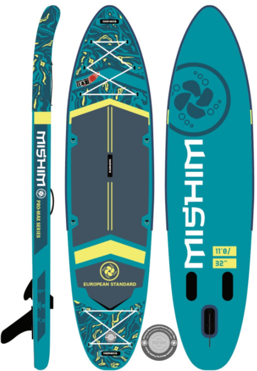 SUP (САП) Доска MISHIMO PRO-MAX Light Teal 11’ (335см) в Сочи