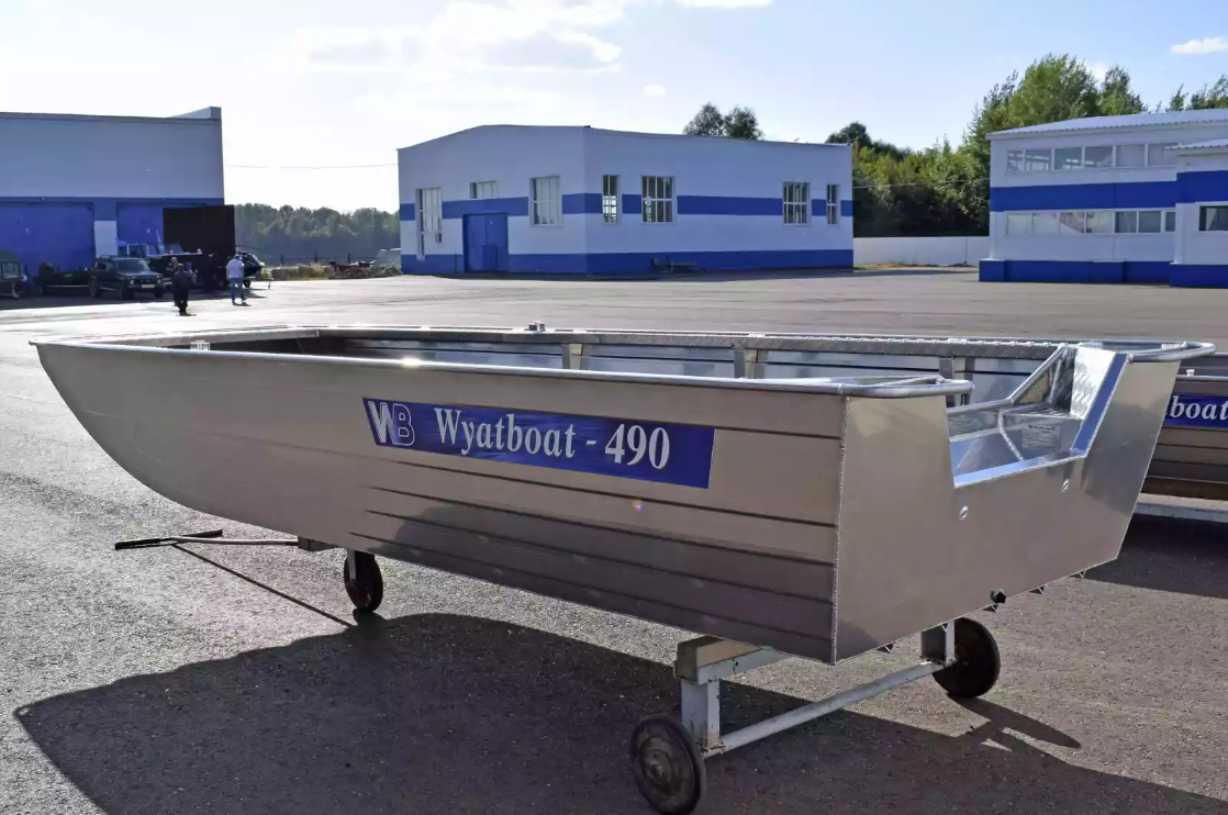 Алюминиевая лодка Wyatboat-490 Jonboat в Сочи
