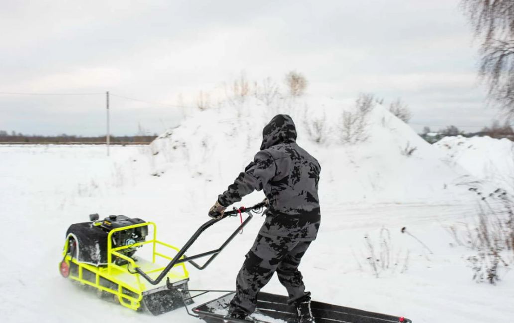 Мотобуксировщик Бурлак ХОЗЯИН-1 (капот металл) в Сочи