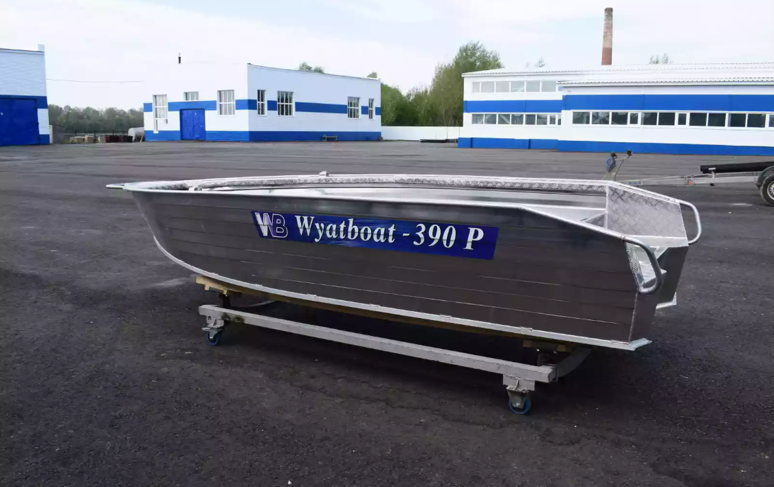 Алюминиевая лодка Wyatboat-390Р Увеличенный борт в Сочи
