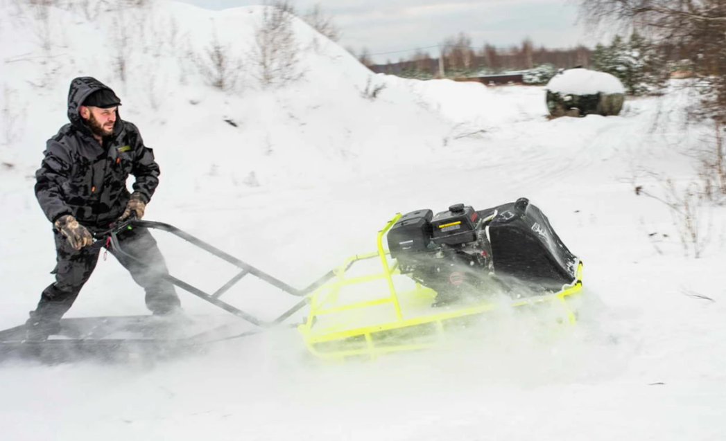 Мотобуксировщик Бурлак ХОЗЯИН-1 (капот металл) в Сочи