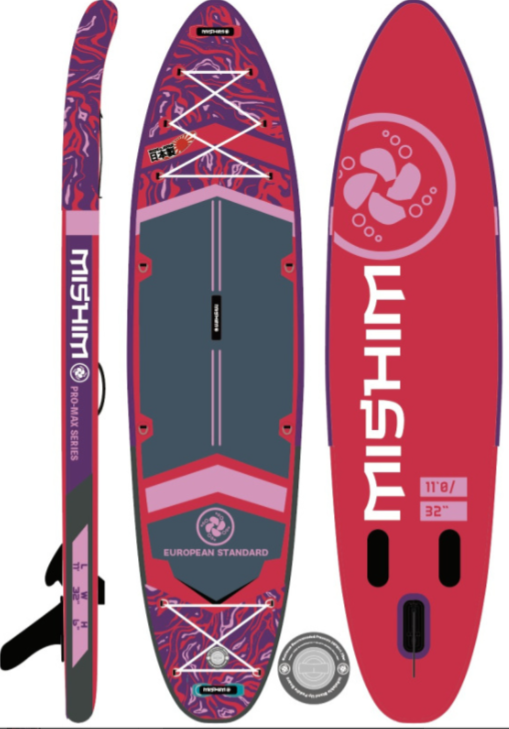 SUP (САП) Доска MISHIMO PRO-MAX Viva Magenta 10.8’ (330см) в Сочи