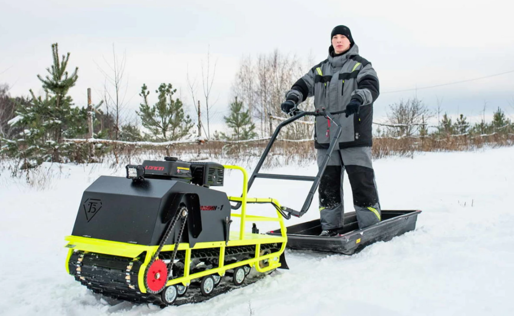 Мотобуксировщик Бурлак ХОЗЯИН-1 (капот металл) в Сочи