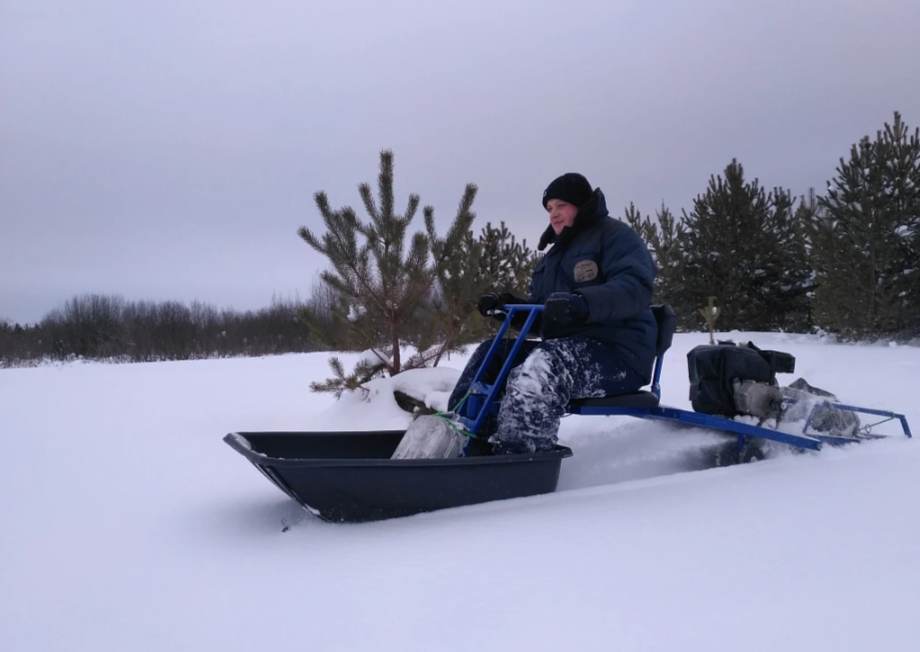 Мотобуксировщик толкач Альбатрос-XL8 с модулем. Без фары, тележки в Сочи