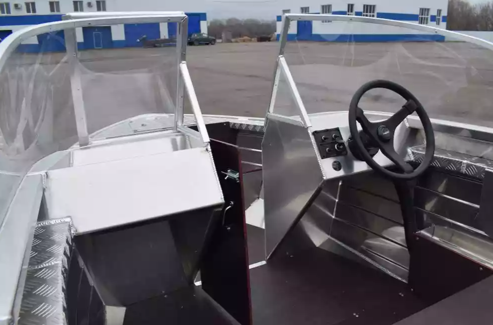 Алюминиевая лодка Wyatboat-390 DCM Увеличенный борт в Сочи