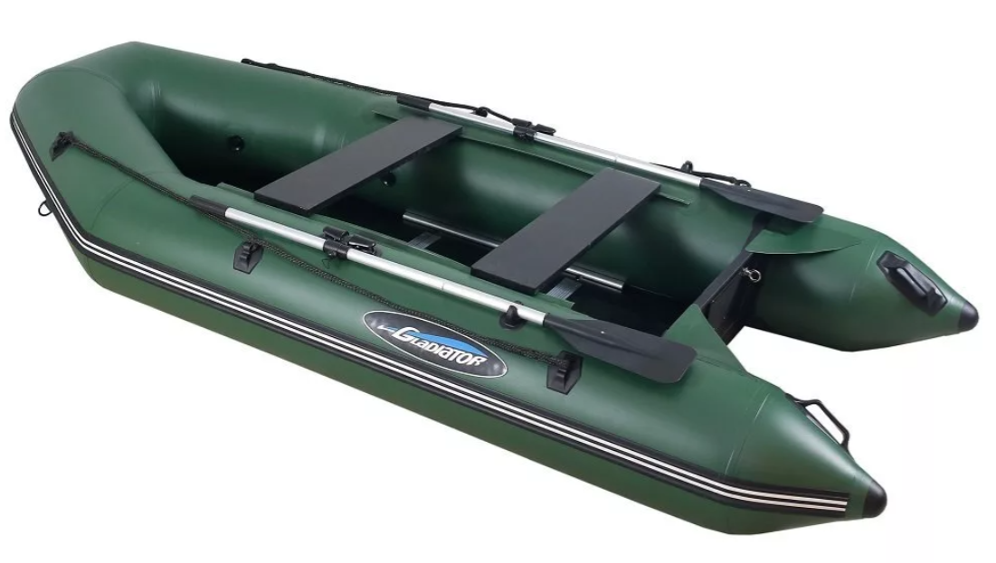 МОТОРНО-ГРЕБНАЯ ЛОДКА ПВХ GLADIATOR А 340 ТК С ФАНЕРНЫМ ПОЛОМ в Сочи