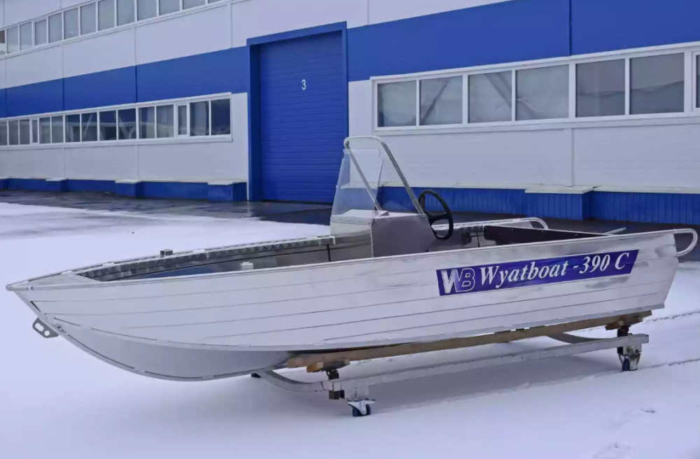 Алюминиевая лодка Wyatboat-390 C в Сочи
