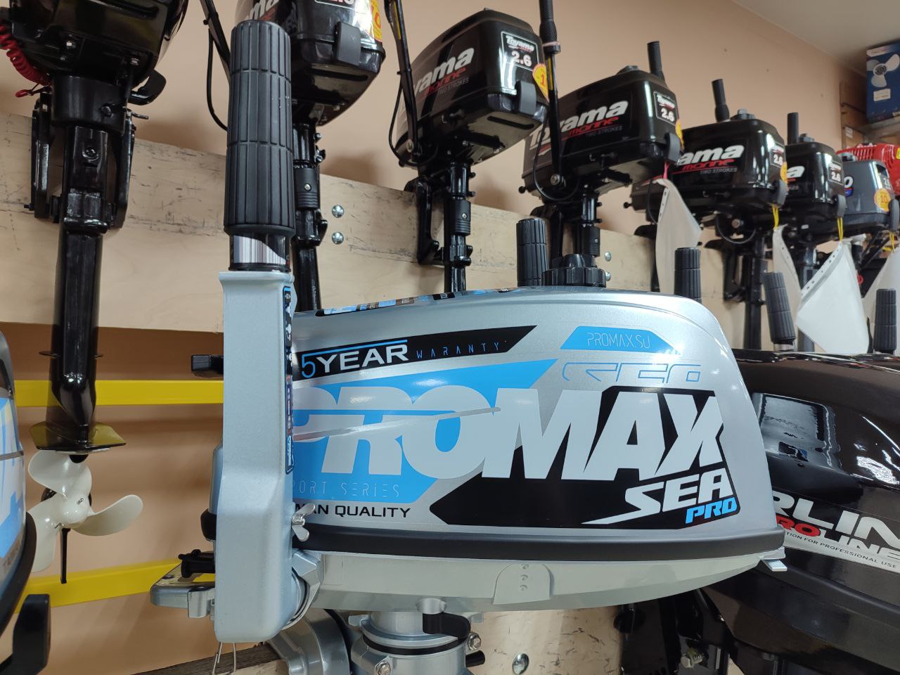 Лодочный мотор PROMAX SP5FHS (внешний бак 12 л) в Сочи