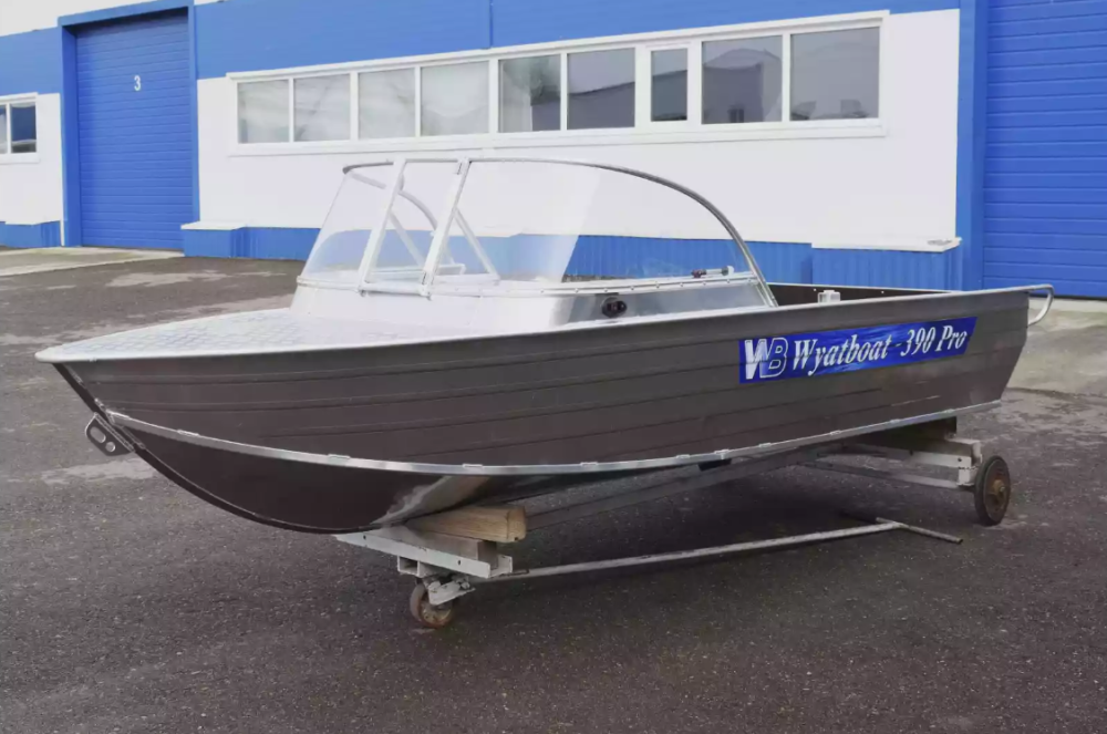 Алюминиевая лодка Wyatboat-390 Pro в Сочи