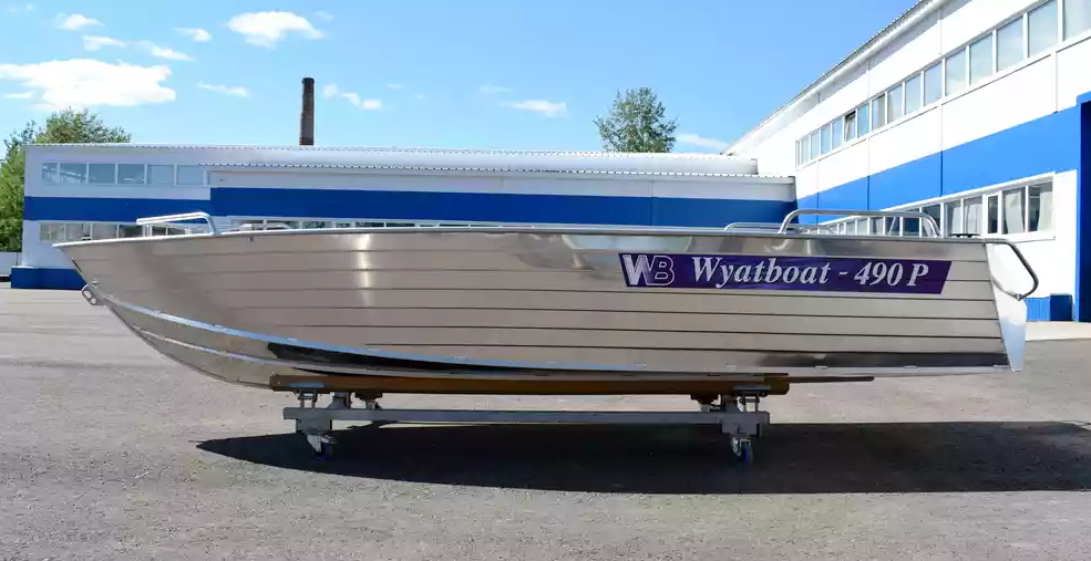 Алюминиевая лодка Wyatboat-490 P в Сочи