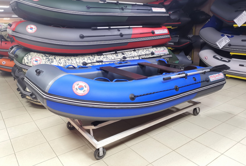 КОМПЛЕКТ Лодка MISHIMO PRO 350 + ЛОДОЧНЫЙ МОТОР MARLIN MP 9.9 (20) AMHS PRO в Сочи