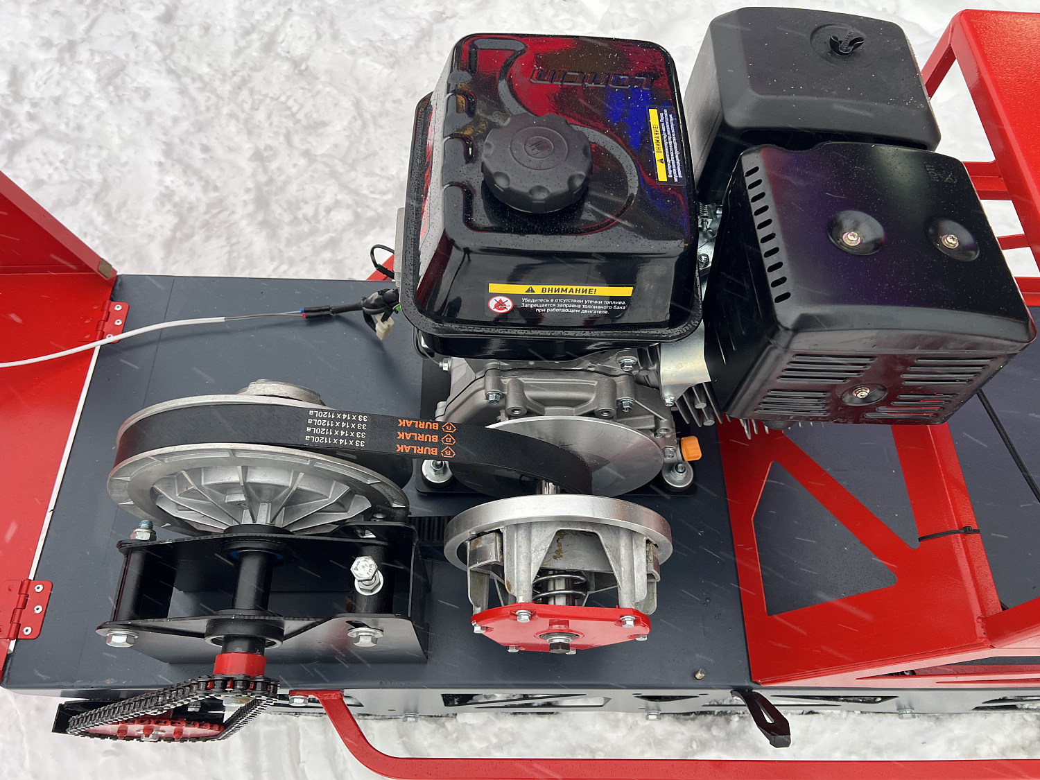 Мотобуксировщик EX-MOTO SNOWDOG S500 15л.с в Сочи