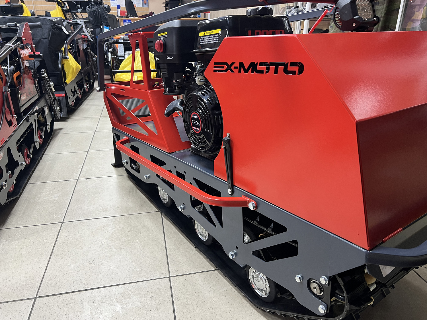 Мотобуксировщик EX-MOTO SNOWDOG S500 15л.с в Сочи