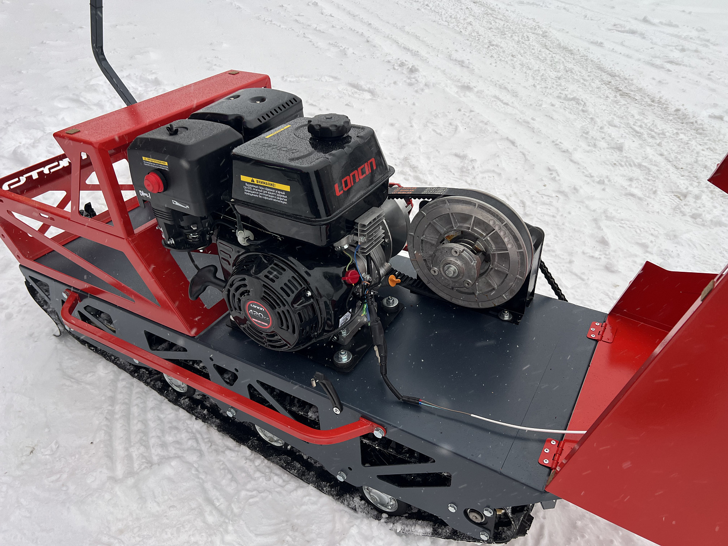 Мотобуксировщик EX-MOTO SNOWDOG S500 15л.с в Сочи