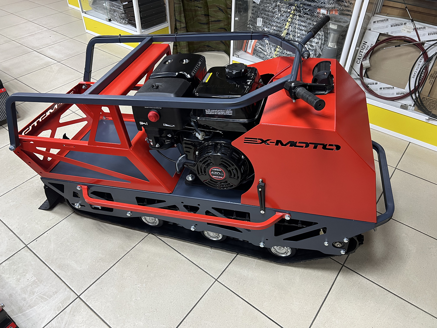 Мотобуксировщик EX-MOTO SNOWDOG S500 15л.с в Сочи