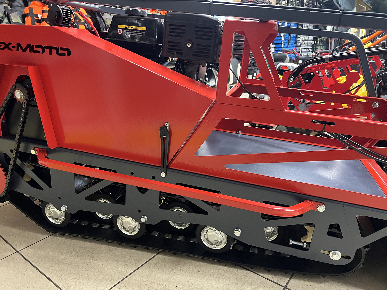 Мотобуксировщик EX-MOTO SNOWDOG S500 15л.с в Сочи