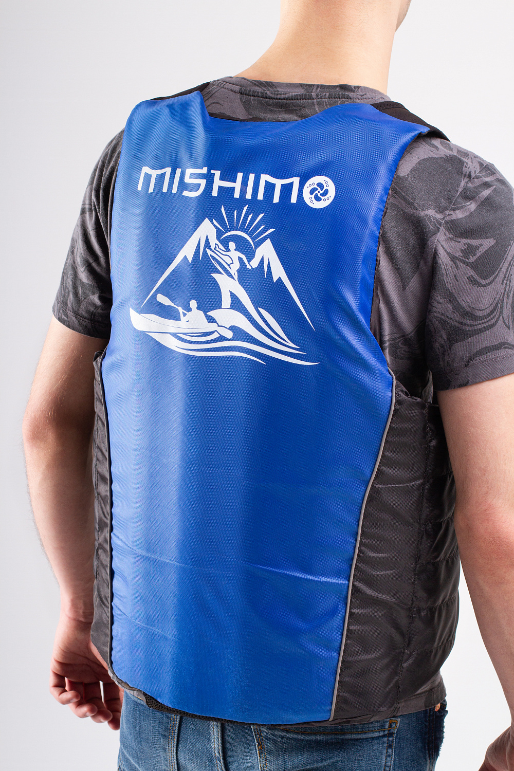 Жилет спасательный MISHIMO PRO Премиум качества Черно-синий в Сочи