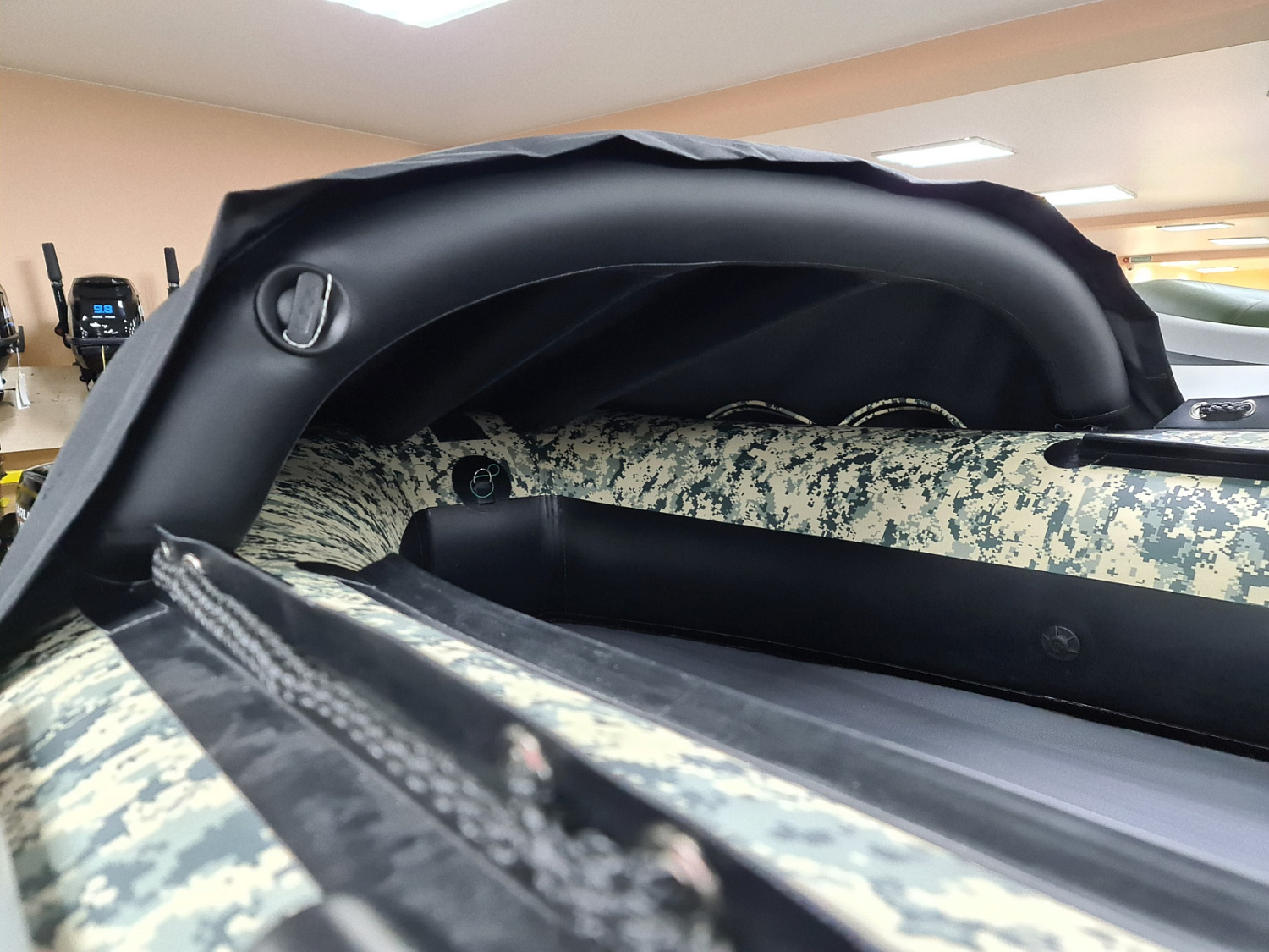 КОМПЛЕКТ НОСОВОГО ТЕНТА К ЛОДКЕ SMARINE AIR MAX 380 ЧЕРНЫЙ в Сочи