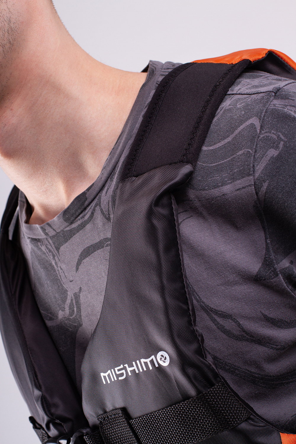 Жилет спасательный MISHIMO PRO Премиум качества Черно-оранжевый в Сочи